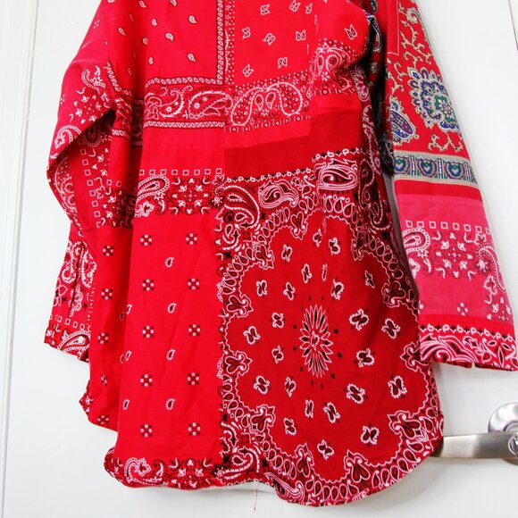 CHILDREN OF THE DISCORDANCE VINTAGE BANDANA PATCH SHIRT 3 - Picture 6 of 9